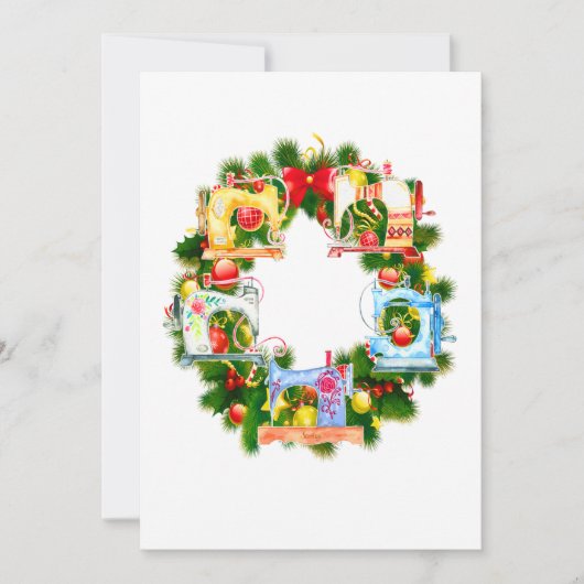 裁縫ギフト|メリークリスマス裁縫贈り物 サンキューカード (正面)