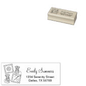 裁縫クラフトのホビーアドレス ラバースタンプ (押印)