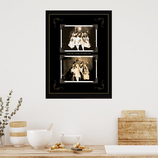 裁縫クラブ~ 1916 ポスター (キッチン)