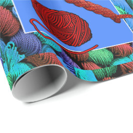 裁縫クロチェットヤーンマザーズ誕生日 ラッピングペーパー