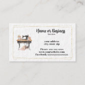 裁縫サービス 名刺 (正面)