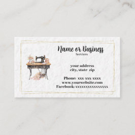 裁縫サービス 名刺