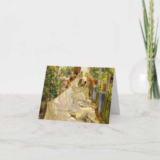 裁縫ザセールバイヨアキンソローラ サンキューカード (正面)