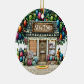 裁縫ショップセラミックオーナメント セラミックオーナメント (右)