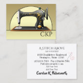 裁縫シームレスデザイナー名刺 コーリングカード (正面/裏面)
