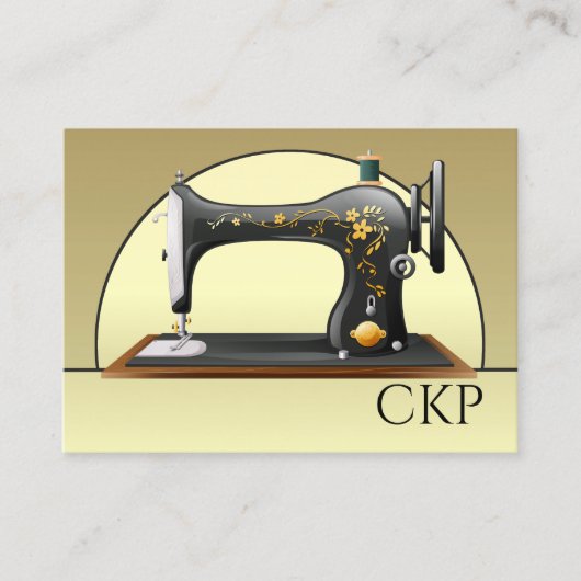 裁縫シームレスデザイナー名刺 コーリングカード (正面)