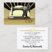 裁縫シームレスデザイナー名刺 コーリングカード (正面/裏面)