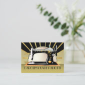 裁縫シームレスデザイナー名刺 コーリングカード (スタンド正面)