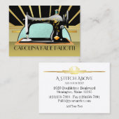 裁縫シームレスデザイナー名刺 コーリングカード (正面/裏面)