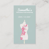 裁縫シーメスアンドドレスメーカーマネキン 名刺 (正面)