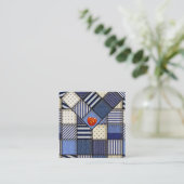 裁縫シーメストキルト名刺 コーリングカード (スタンド正面)