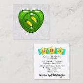 裁縫シーメストクラフトショップビジネスカード コーリングカード (正面/裏面)