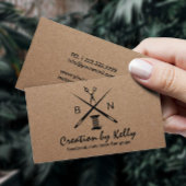 裁縫シーメストレスドレスメーカー素朴クラフト 名刺