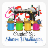 裁縫シール スクエアシール (正面)