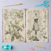 裁縫ジャンクジャーナルシリーズデザイン#11 薄葉紙 (クラフト)