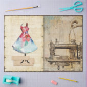 裁縫ジャンクジャーナルシリーズデザイン#18 薄葉紙 (クラフト)