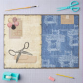 裁縫ジャンクジャーナルシリーズデザイン#19 薄葉紙 (クラフト)