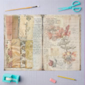 裁縫ジャンクジャーナルシリーズデザイン#3 薄葉紙 (クラフト)