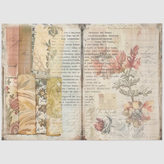 裁縫ジャンクジャーナルシリーズデザイン#3 薄葉紙 (正面)