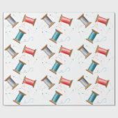 裁縫スレッド ラッピングペーパー (フラット)