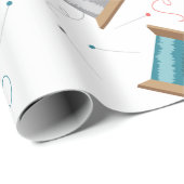 裁縫スレッド ラッピングペーパー (ロールコーナー)