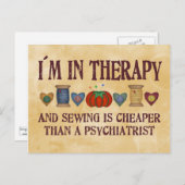 裁縫セラピー ポストカード (正面/裏面)