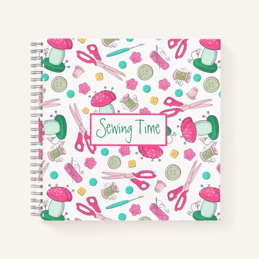 裁縫タイムスパイラルノートブック ノートブック (正面)
