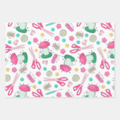 裁縫タイムラッピング紙セット ラッピングペーパーシート (正面)