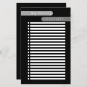 裁縫チェックリスト白黒 (正面/裏面)