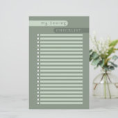 裁縫チェックリスト (スタンド正面)