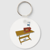 裁縫テーブル及び機械シーメストキーチェーン キーホルダー (正面)