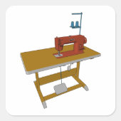 裁縫テーブル及び機械 スクエアシール (正面)