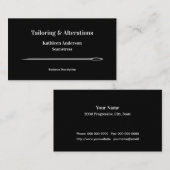 裁縫テーラー変更シンプル針STD 名刺 (正面/裏面)