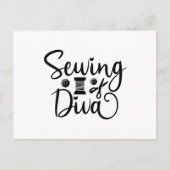裁縫ディバ ポストカード (正面)