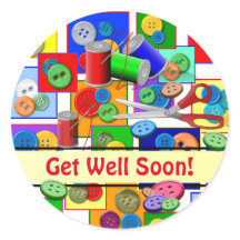 裁縫デザイン「Get Well」の願い