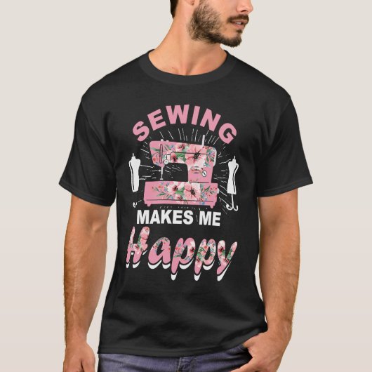 裁縫ドレスメーカーホビーシーストレス裁縫 Tシャツ (正面)