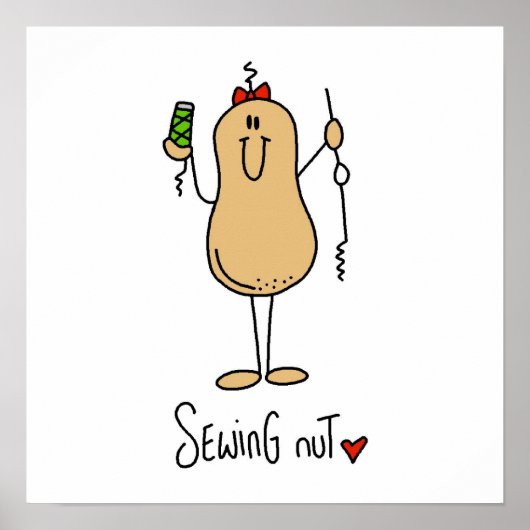 裁縫ナットTシャツとギフト ポスター (正面)