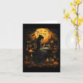 裁縫ハロウィンハロウィーンの衣装 カード (黄色い花)