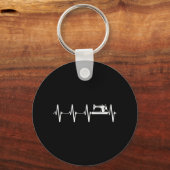 裁縫ハートビート裁縫愛好家 キーホルダー (正面)