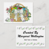 裁縫バスケットビジネス/エンクロージャカード エンクロージャーカード (正面/裏面)