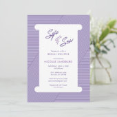 裁縫パーティーの招待状 招待状 (スタンド正面)