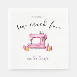 裁縫パーティー誕生日 スタンダードランチョンナプキン