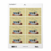 裁縫ビジネスラベル ラベル (フルシート)