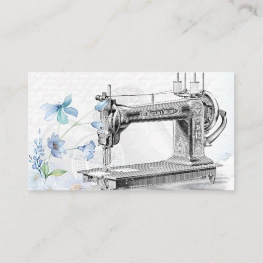 裁縫ビジネス名刺 名刺 (裏面)