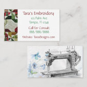 裁縫ビジネス名刺 名刺 (正面/裏面)