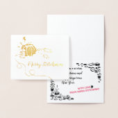 裁縫ピンクッションキルティングハンドメイド 箔カード (ディスプレー)