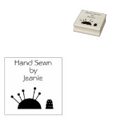 裁縫ピンクッション及びシンブルゴム印 ラバースタンプ (押印)