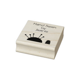 裁縫ピンクッション及びシンブルゴム印 ラバースタンプ