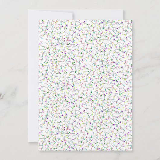 裁縫ピンホワイトドレスメーカーシームストレス仕立て屋 セーブザデート (裏面)