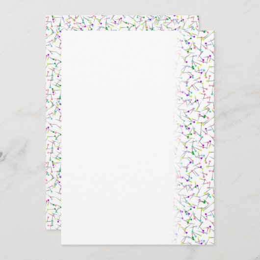 裁縫ピンホワイトドレスメーカーシームストレス仕立て屋 セーブザデート (正面/裏面)